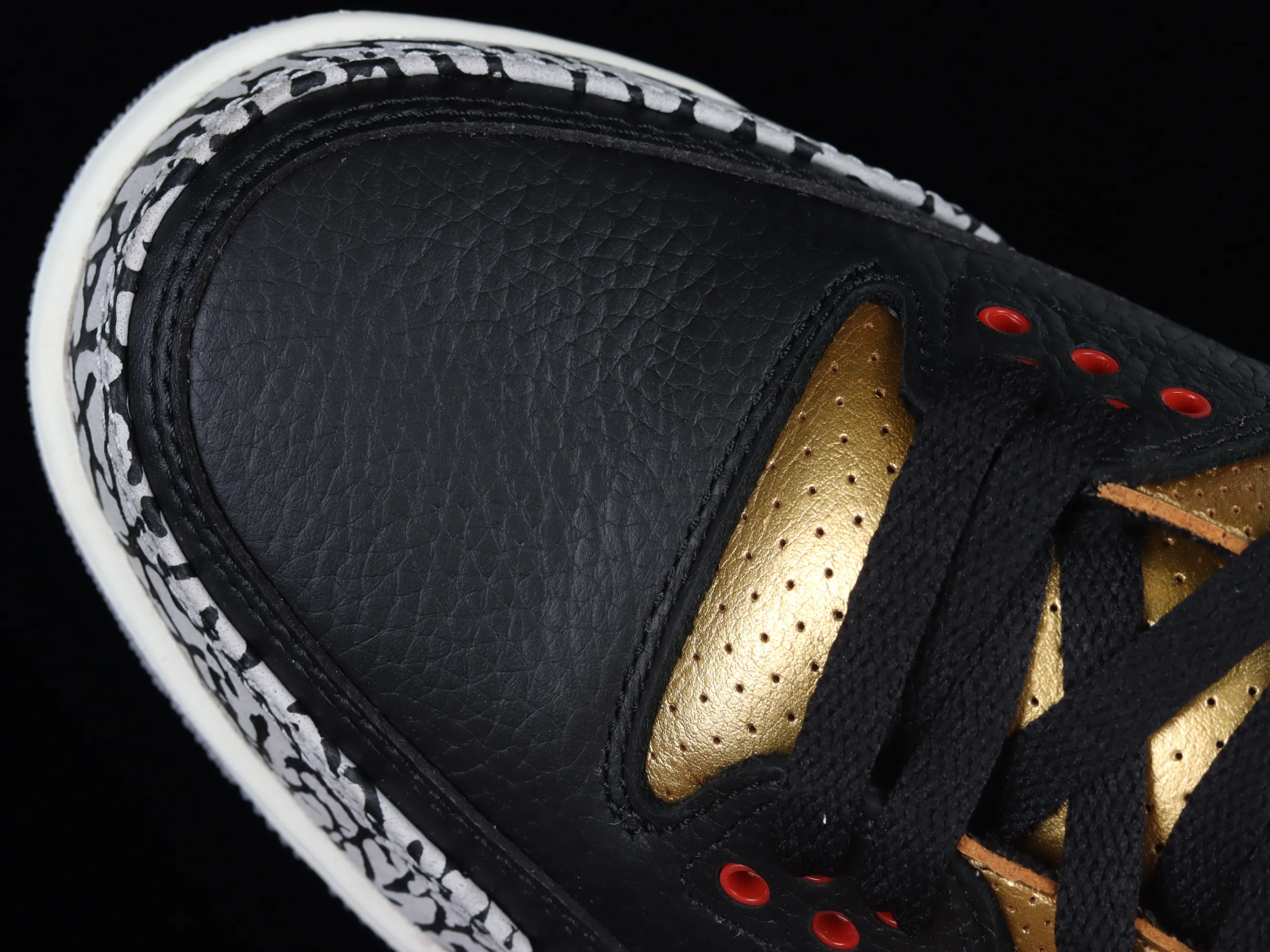 All categories Air Jordan Jordan series basketball shoes Air Jordan 3 Air Jordan 3 Retro "Black Gold" AJ3 Joe 3 black gold cement CK9246-067